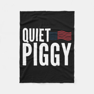 Quiet Ggy Funny Quiet Ggy Fleece Blanket