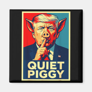 Quiet Ggy Funny Quiet Ggy Retro Vintage  Magnet