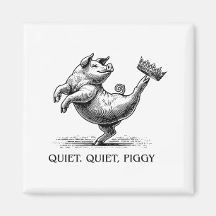 Quiet Ggy Meme Feminist Subtle Humor Protest Resis Magnet