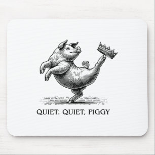 Quiet Ggy Meme Feminist Subtle Humor Protest Resis Mouse Mat