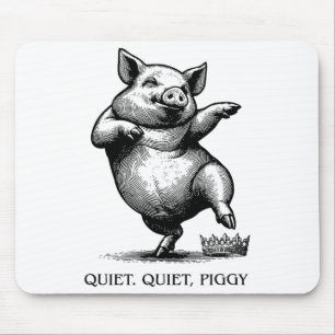 Quiet Ggy Meme Feminist Subtle Humor Protest Resis Mouse Mat