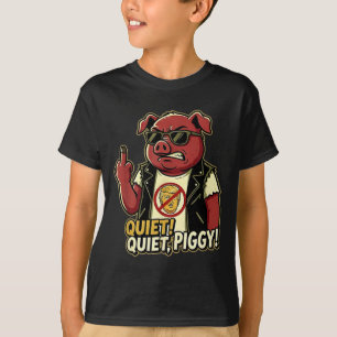 Quiet Ggy Sarcastic Litical Humor Funny Design Gif T-Shirt