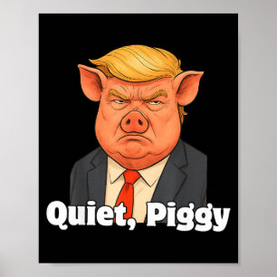 Quiet Ggy Snarky Litical G Joke Design  Poster