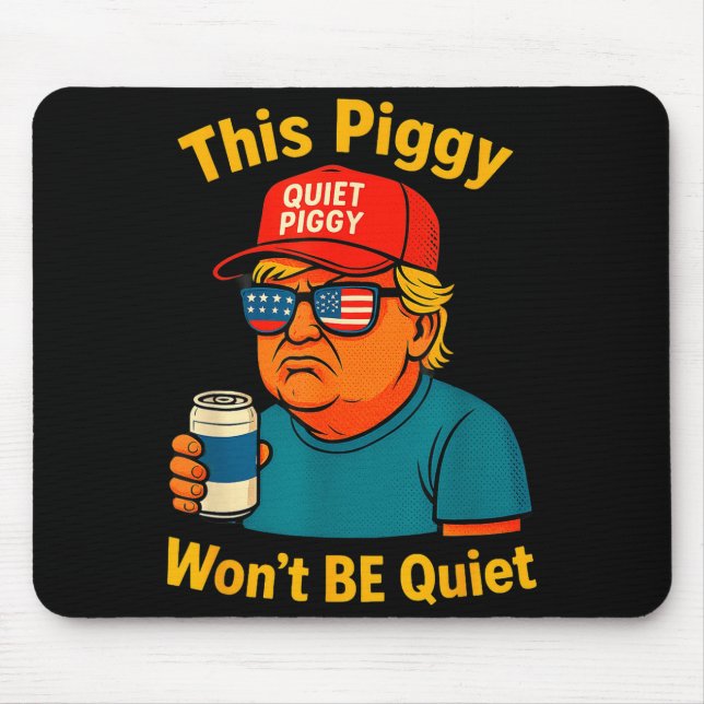 Quiet Ggy Tees Family Friends Funny Design Perfect Mouse Mat (Front)