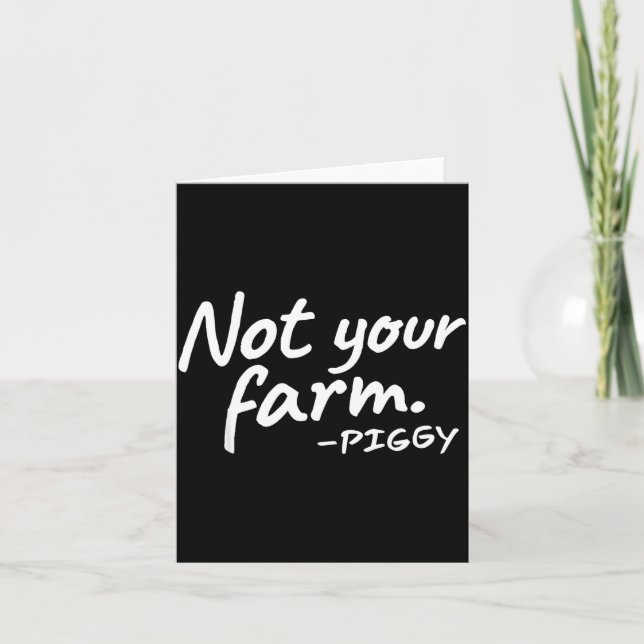 Quiet Ggy Woman’s Sarcastic Answer  Card (Front)