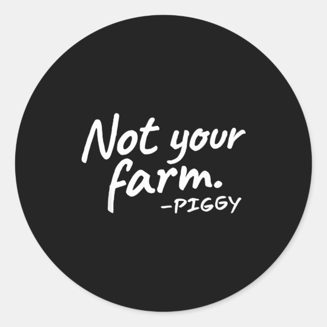 Quiet Ggy Woman’s Sarcastic Answer  Classic Round Sticker (Front)