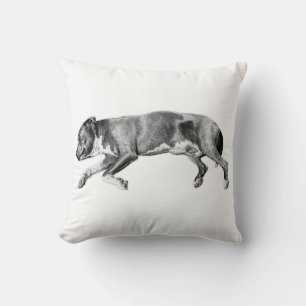 Quiet Grace – Slumbering Hound Portrait Cushion