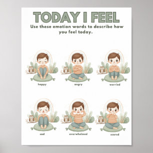 Quiet Grove How I’m Feeling Calming Corner Poster