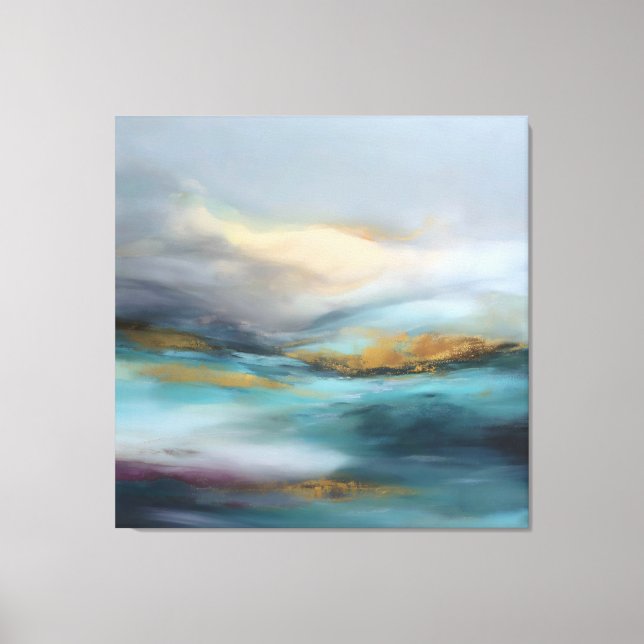 Quiet Horizon in Motion Canvas Print (Front)
