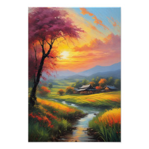 Quiet Japanese Countryside Photo Print