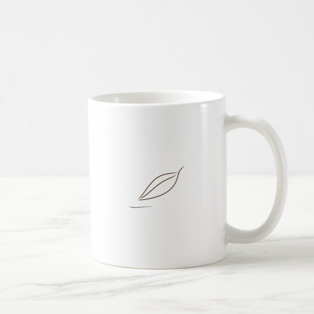 Quiet Leaf Coffee Mug (Right)