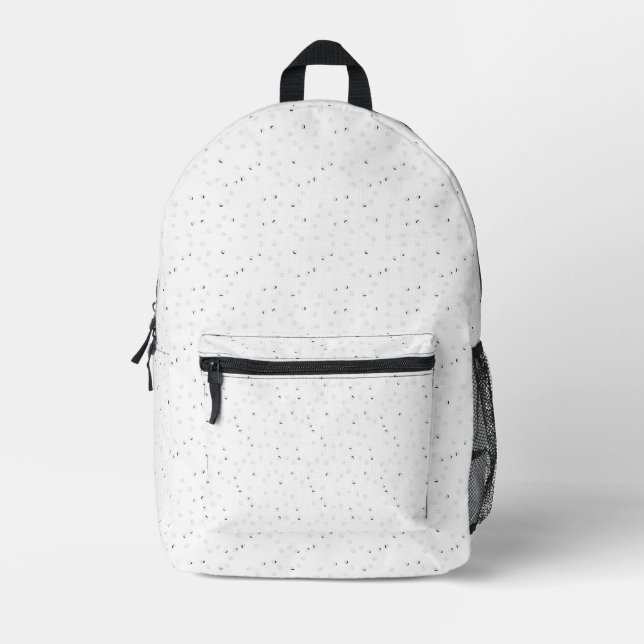 Quiet Luxury Minimalist Speckled Backpack (Front)