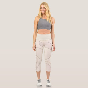 Quiet Luxury Sculpt Seamless Pattern Luxury Yoga Capri Leggings