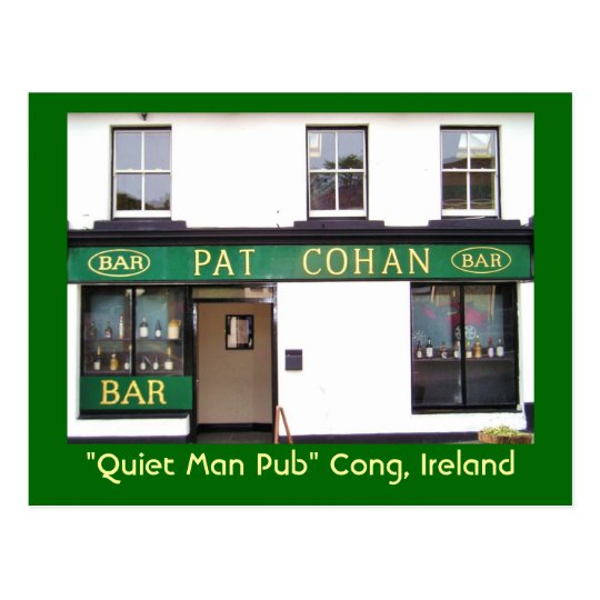 Quiet Man Pub Postcard