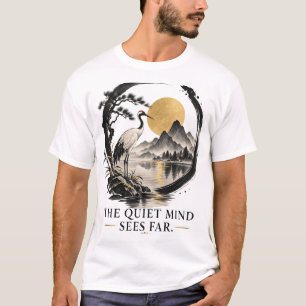 Quiet Mind Sees Far Dhammapada T-Shirt