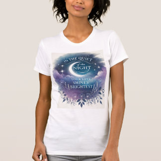 Quiet of Night AI art T-Shirt