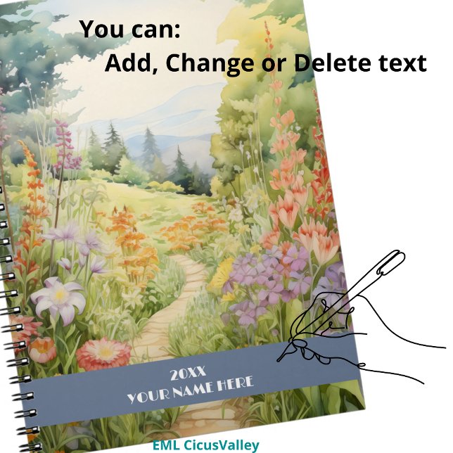 Quiet path through  forest notebook (Creator Uploaded)