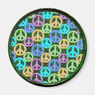 Quiet Peace Signs Magnet