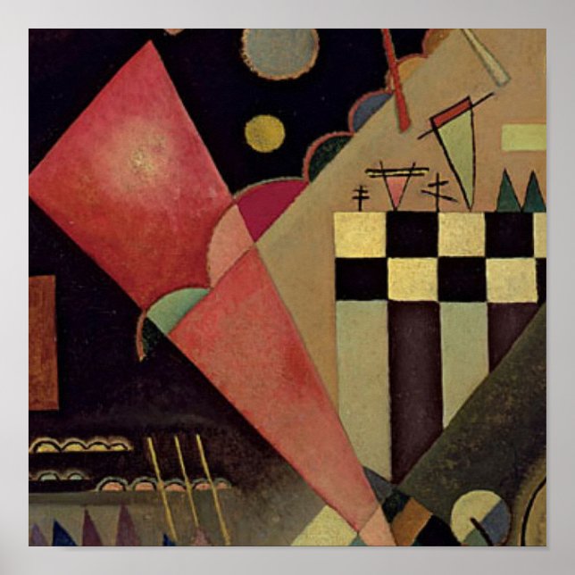 Quiet Pink Wassily Kandinsky Poster (Front)