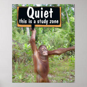 Quiet Please Classroom Poster