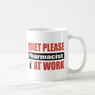 Quiet Please Pharmacist At Work Coffee Mug