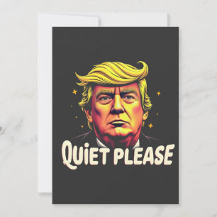 Quiet Please Trump Kamala President Debate Announcement