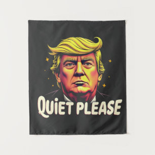 Quiet Please Trump Kamala President Debate  Tapestry