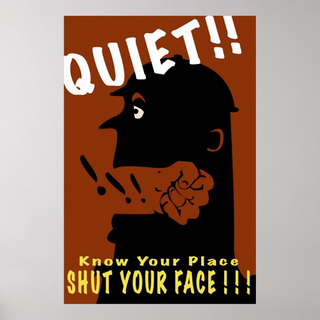 Quiet!! Poster (Front)