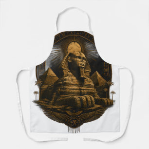 Quiet Power Great Sphinx Egypt Design Apron