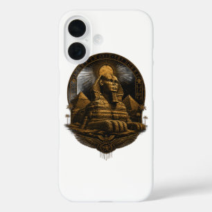 Quiet Power Great Sphinx Egypt Design iPhone 16 Case