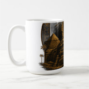 Quiet Power Great Sphinx Egypt Design Coffee Mug
