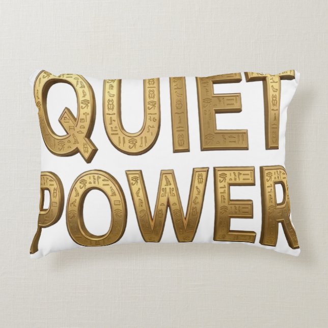 Quiet Power | Great Sphinx Egypt Design Decorative Cushion (Front)