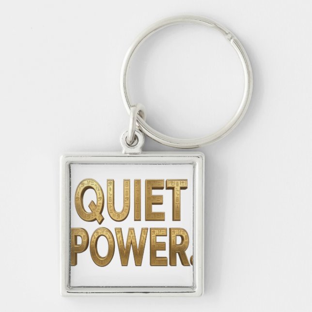 Quiet Power | Great Sphinx Egypt Design Key Ring (Front)