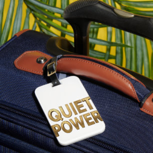 Quiet Power Great Sphinx Egypt Design Luggage Tag