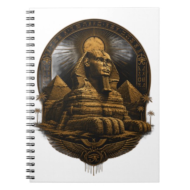 Quiet Power | Great Sphinx Egypt Design Notebook (Front)