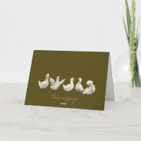 Quiet Quack: White Duck Starry Night Goose