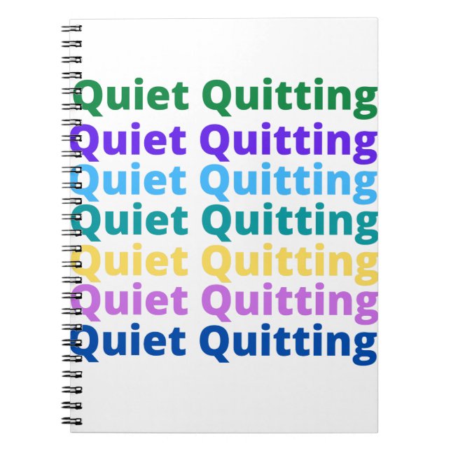 Quiet quitting notebook (Front)