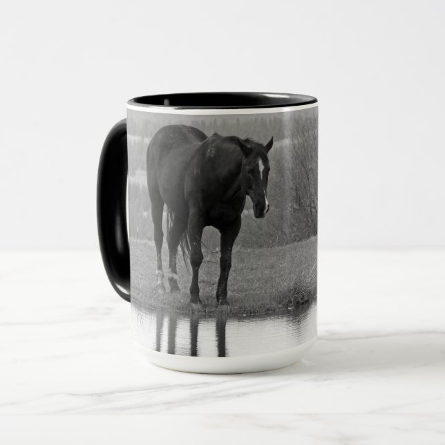 Quiet Reflectionz ~ Horse Mug (Front Left)