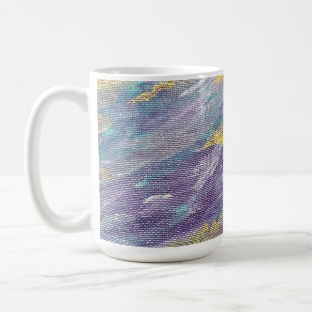 Quiet Reign Modern Art Coffee Mug (Left)