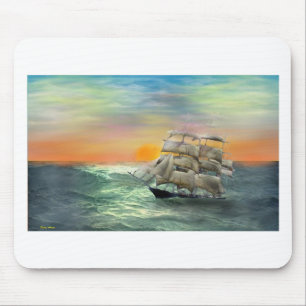 Quiet Seas Mouse Mat