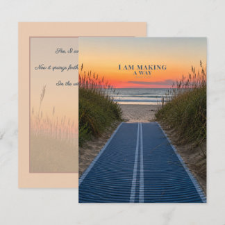 Quiet Shoreline | Isaiah 43:19 Coastal Encourage Card