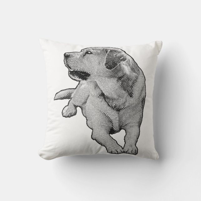 Quiet Sofa, Warm Eyes Cushion (Front)