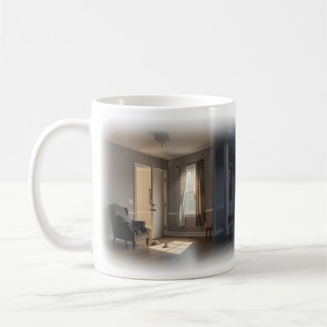 Quiet Storm Suburban Solitude Scene Mug (Left)