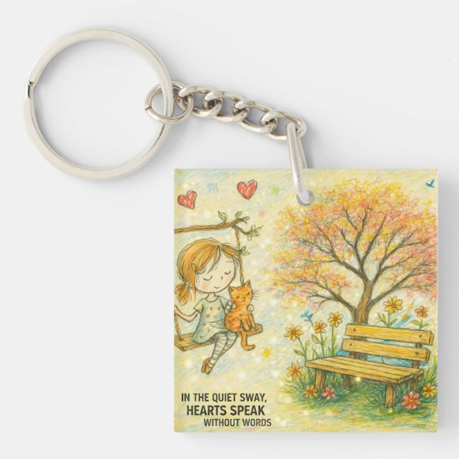 Quiet Sway Keychain (Front)