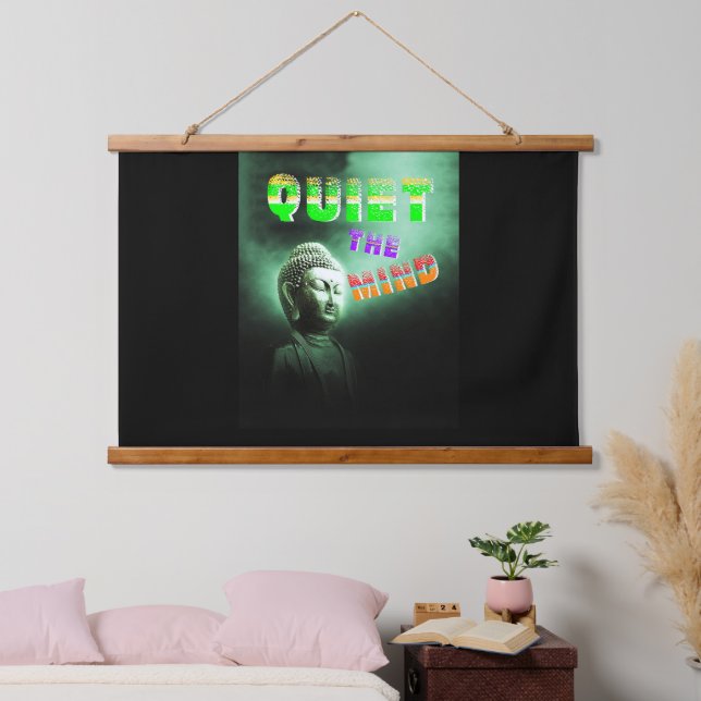 Quiet The Mind Hanging Tapestry (Bedroom)