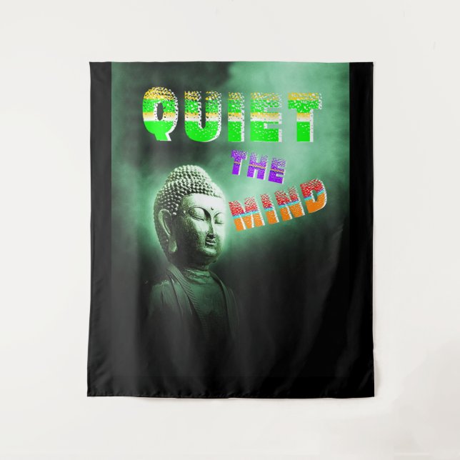 Quiet The Mind Tapestry (Front)