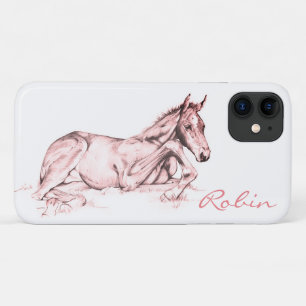 Quiet Time (salmon) iPhone 11 Case