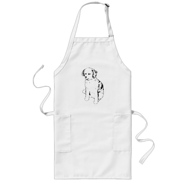 Quiet Watch, Brushed Host Long Apron (Front)