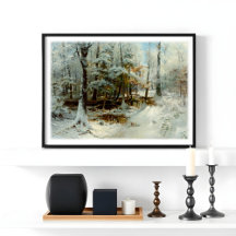  Quiet Winter Afternoon by William Bliss Baker 