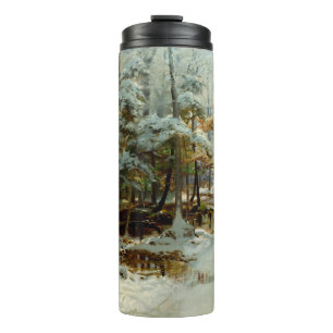  Quiet Winter Afternoon by William Bliss Baker  Thermal Tumbler